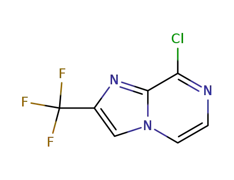 Molecular Structure of 611240-68-7 (8-chloro-2-(trifluoromethyl)imidazo[1,2-a]pyrazine)