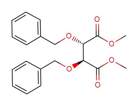Molecular Structure of 195874-05-6 (Butanedioic acid, 2,3-bis(phenylmethoxy)-, dimethyl ester, (2S,3S)-)