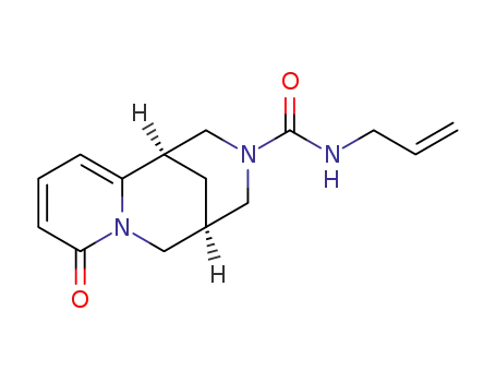 Molecular Structure of 449797-68-6 (N-allylcytisine-11-carbamide)
