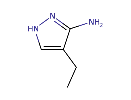 Molecular Structure of 43024-15-3 (3-Amino-4-ethylpyrazole)