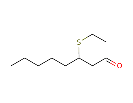 Molecular Structure of 1258408-40-0 (3-(ethylthio)octanal)
