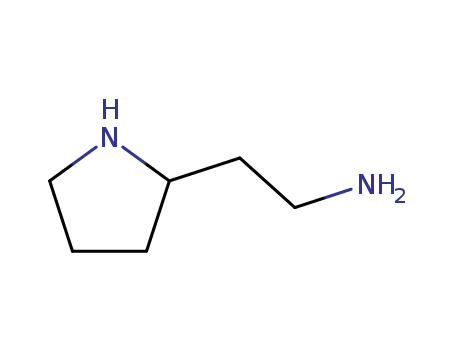 Molecular Structure of 133710-77-7 (2-Pyrrolidineethanamine)