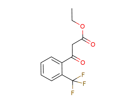 Molecular Structure of 89424-17-9 (3-OXO-3-(2-TRIFLUOROMETHYLPHENYL)PROPIONIC ACID ETHYL ESTER)