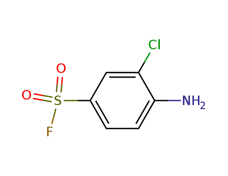 Molecular Structure of 1996-51-6 (4-AMINO-3-CHLOROBENZENESULFONYL FLUORIDE)