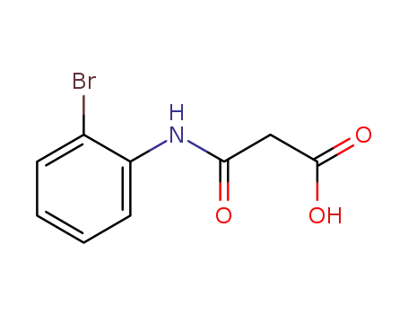 Molecular Structure of 123019-95-4 (Propanoic acid, 3-[(2-bromophenyl)amino]-3-oxo-)