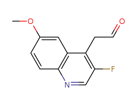(3-Fluoro-6-methoxy-4-quinolinyl)acetaldehyde