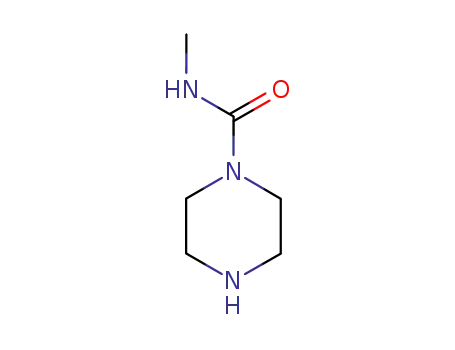 Molecular Structure of 163361-25-9 (1-Piperazinecarboxamide,N-methyl-(9CI))