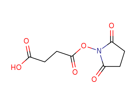 Molecular Structure of 102696-21-9 (Butanoic acid, 4-[(2,5-dioxo-1-pyrrolidinyl)oxy]-4-oxo-)