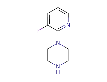 Molecular Structure of 85386-98-7 (1-(3-IODO-PYRIDIN-2-YL)-PIPERAZINE)