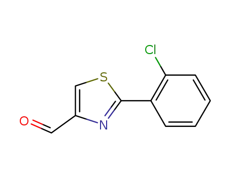 Molecular Structure of 639517-84-3 (2-(2-CHLORO-PHENYL)-THIAZOLE-4-CARBALDEHYDE)