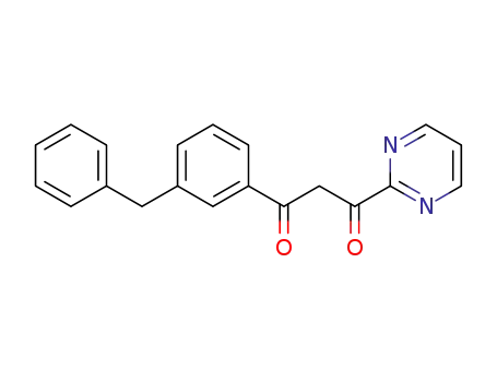 1-(3-benzylphenyl)-3-pyrimidin-2-yl-propane-1,3-dione