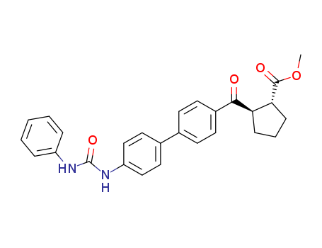 Cyclopentanecarboxylic acid, 2-[[4'-[[(phenylaMino)carbonyl]aMino][1,1'-biphenyl]-4-yl]carbonyl]-, Methyl ester, (1R,2R)-