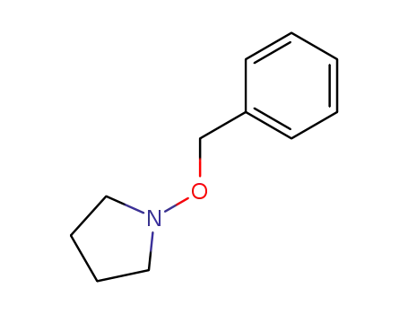 Molecular Structure of 46235-83-0 (Pyrrolidine, 1-(phenylmethoxy)-)
