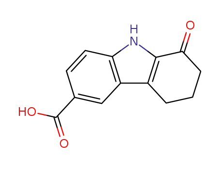 Molecular Structure of 104904-59-8 (1H-Carbazole-6-carboxylic acid, 2,3,4,9-tetrahydro-1-oxo-)