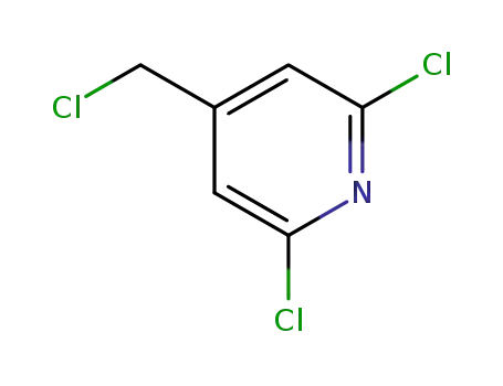Molecular Structure of 101990-72-1 (2,6-DICHLORO-4-(CHLOROMETHYL)PYRIDINE)