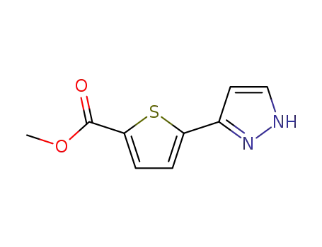 2-Thiophenecarboxylic acid, 5-(1H-pyrazol-3-yl)-, methyl ester