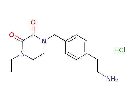 1-[4-(2-aminoethyl)benzyl]-4-ethylpiperazine-2,3-dione hydrochloride