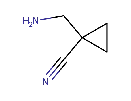 Molecular Structure of 1124213-09-7 (1-(Aminomethyl)cyclopropanecarbonitrile)