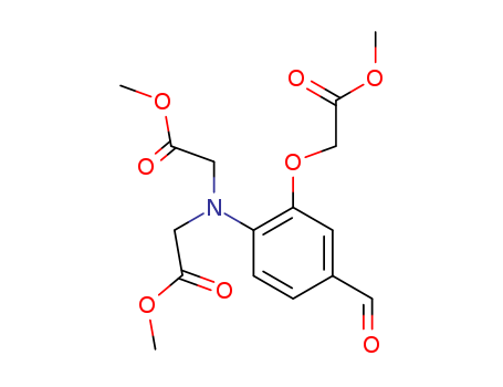 Glycine, N-[4-formyl-2-(2-methoxy-2-oxoethoxy)phenyl]-N-(2-methoxy-2-oxoethyl) -, methyl ester