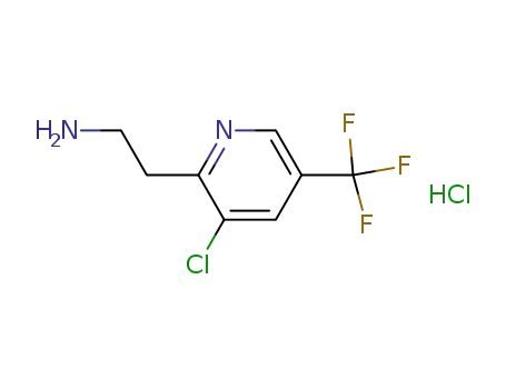 Molecular Structure of 326816-37-9 (3-chloro-5-(trifluoromethyl)-2-ethylaminopyridine hydrochloride)