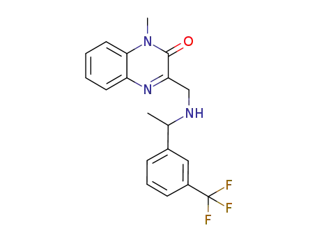 1-methyl-3-{[1-(3-trifluoromethyl-phenyl)ethylamino]methyl}-1H-quinoxalin-2-one