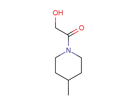 Molecular Structure of 51068-76-9 (Piperidine, 1-(hydroxyacetyl)-4-methyl-)