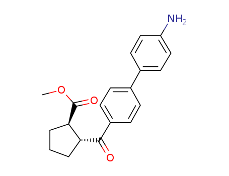 Cyclopentanecarboxylic acid, 2-[(4'-aMino[1,1'-biphenyl]-4-yl)carbonyl]-, Methyl ester, (1R,2R)-