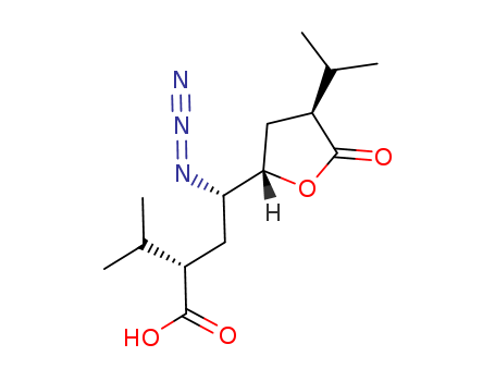 2-Furanbutanoic acid, γ-azidotetrahydro-α,4-bis(1-Methylethyl)-5-oxo-, (αS, γS,2S,4S)-
