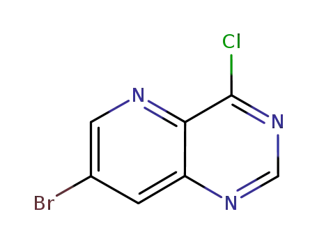 Molecular Structure of 573675-31-7 (7-bromo-4-chloropyrido[3,2-d]pyrimidine)