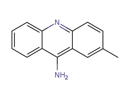 Molecular Structure of 23045-12-7 (2-Methylacridin-9-amine)