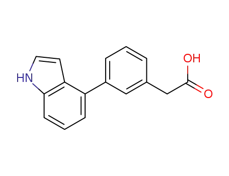 [3-(1H-indol-4-yl)-phenyl]-acetic acid