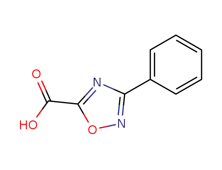 Molecular Structure of 400716-17-8 (3-Phenyl-[1,2,4]oxadiazole-5-carboxylic acid)