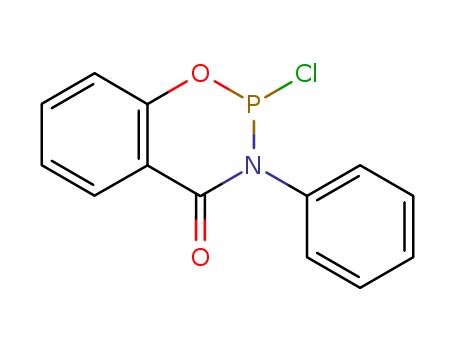 4H-1,3,2-Benzoxazaphosphorin-4-one, 2-chloro-2,3-dihydro-3-phenyl-