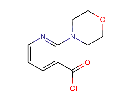 Molecular Structure of 423768-54-1 (2-MORPHOLINONICOTINIC ACID)