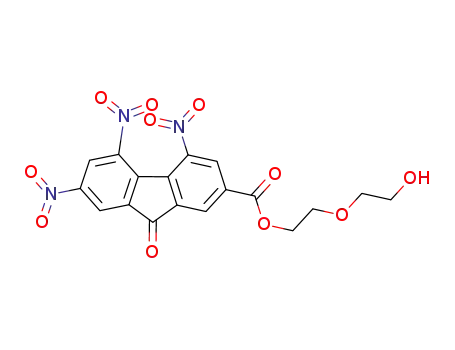 Molecular Structure of 481002-20-4 (9H-Fluorene-2-carboxylic acid, 4,5,7-trinitro-9-oxo-,
2-(2-hydroxyethoxy)ethyl ester)