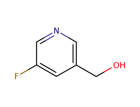 Molecular Structure of 22620-32-2 (3-Pyridinemethanol,5-fluoro-(8CI,9CI))