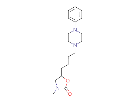 2-Oxazolidinone, 3-methyl-5-[4-(4-phenyl-1-piperazinyl)butyl]-