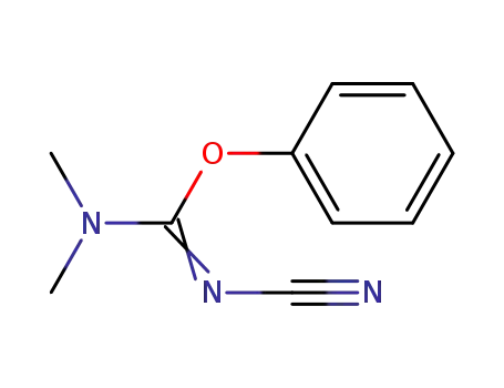 Molecular Structure of 167494-04-4 (O-phenyl-N-cyano-N',N'-dimethylurea)