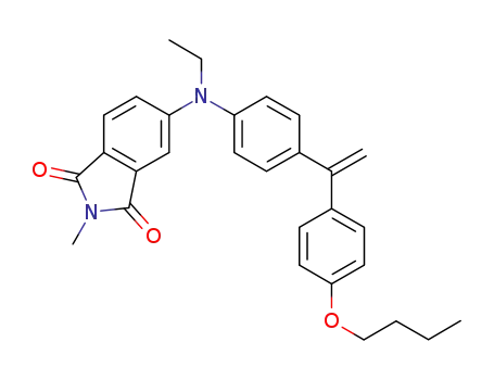 1H-Isoindole-1,3(2H)-dione,
5-[[4-[1-(4-butoxyphenyl)ethenyl]phenyl]ethylamino]-2-methyl-