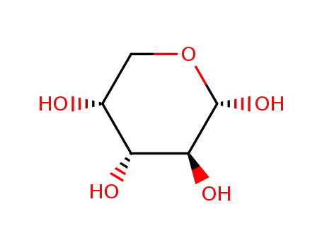 Molecular Structure of 608-45-7 (alpha-D-Arabinopyranose (9CI))