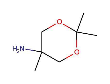 Molecular Structure of 17144-52-4 (1,3-Dioxan-5-amine, 2,2,5-trimethyl-)