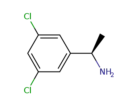 Molecular Structure of 617710-53-9 ((1R)-1-(3,5-DICHLOROPHENYL)ETHYLAMINE)