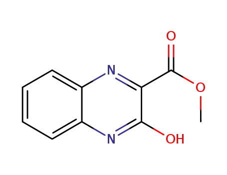 Molecular Structure of 21580-62-1 (2-Quinoxalinecarboxylic acid, 3-hydroxy-, methyl ester)