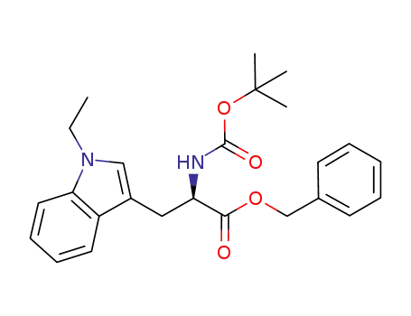 D-Tryptophan, N-[(1,1-dimethylethoxy)carbonyl]-1-ethyl-, phenylmethyl
ester