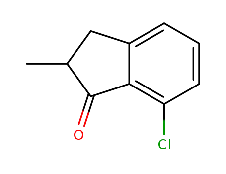 Molecular Structure of 213381-42-1 (7-chloro-2-methyl-1-indanone)