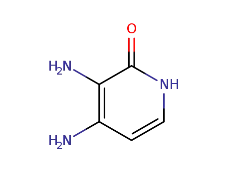 Molecular Structure of 33631-02-6 (3,4-Diamino-2-hydroxypyridine)