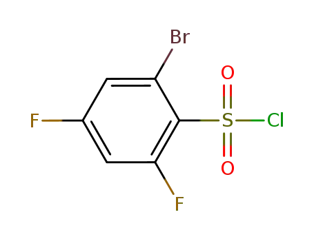 Molecular Structure of 351003-42-4 (2-BROMO-4,6-DIFLUOROBENZENESULFONYL CHLORIDE)