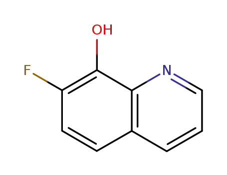 Molecular Structure of 35048-10-3 (8-Quinolinol,  7-fluoro-)