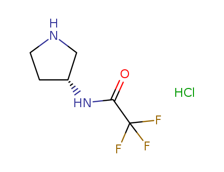 Acetamide, 2,2,2-trifluoro-N-(3R)-3-pyrrolidinyl-,hydrochloride (1:1) cas  141043-16-5