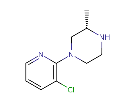 Molecular Structure of 847829-76-9 (Piperazine, 1-(3-chloro-2-pyridinyl)-3-methyl-, (3S)-)